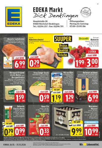 Prospekte Edeka - 26.10.2026 - 31.10.2026.