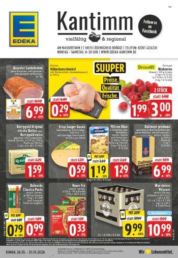 Prospekte Edeka - 26.10.2026 - 31.10.2026.