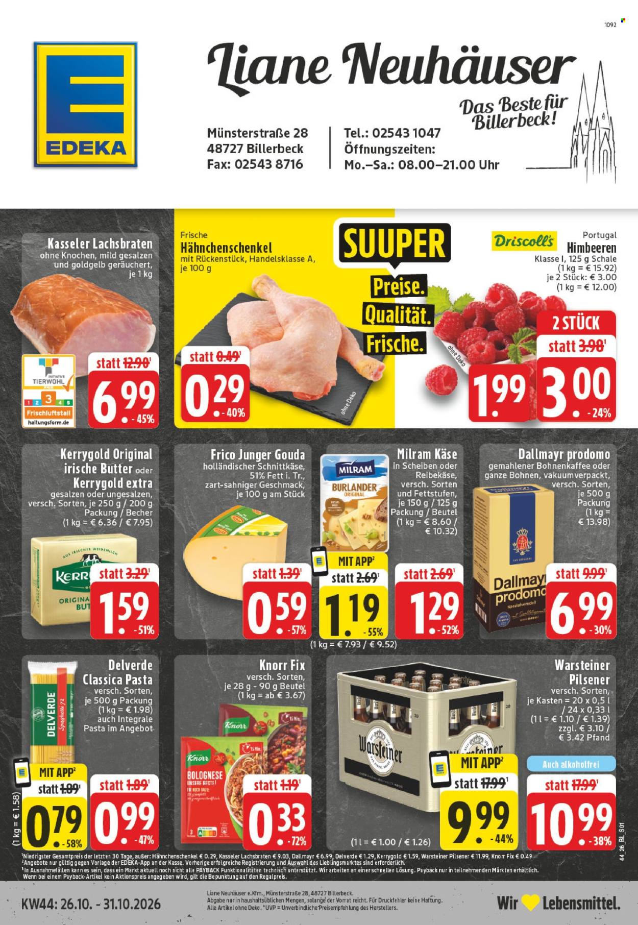 Edeka Prospekte  - 26.10.2026 - 31.10.2026. Seite 1