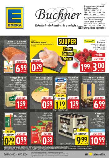 Prospekte Edeka - 26.10.2026 - 31.10.2026.