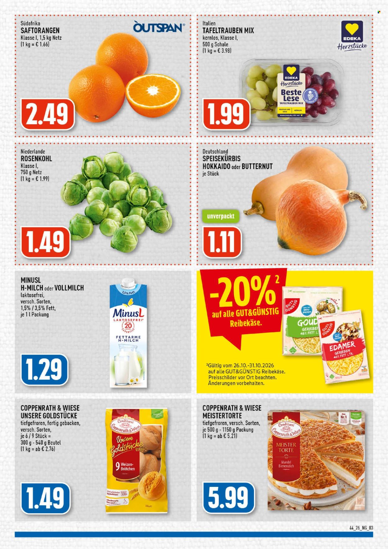 Edeka Prospekte  - 26.10.2026 - 31.10.2026. Seite 3