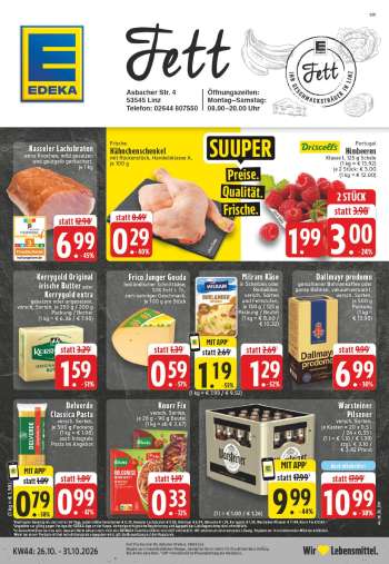 Prospekte Edeka - 26.10.2026 - 31.10.2026.