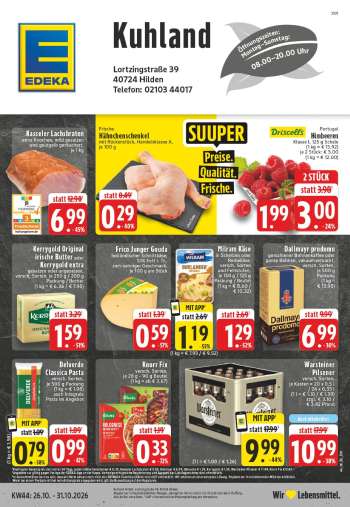 Prospekte Edeka - 26.10.2026 - 31.10.2026.