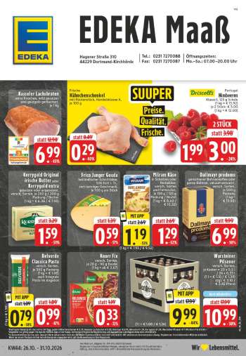 Prospekte Edeka - 26.10.2026 - 31.10.2026.