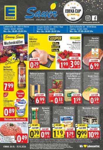 Prospekte Edeka - 26.10.2026 - 31.10.2026.