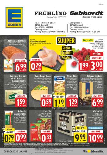Prospekte Edeka - 26.10.2026 - 31.10.2026.