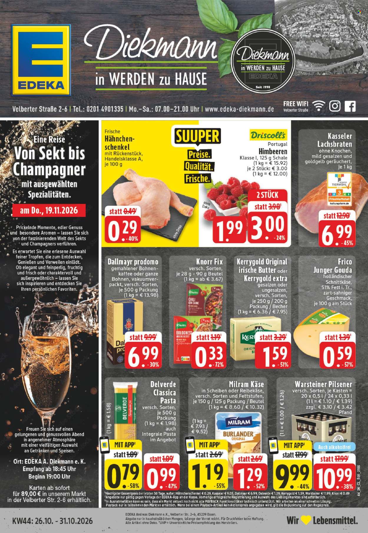 Edeka Prospekte  - 26.10.2026 - 31.10.2026. Seite 1