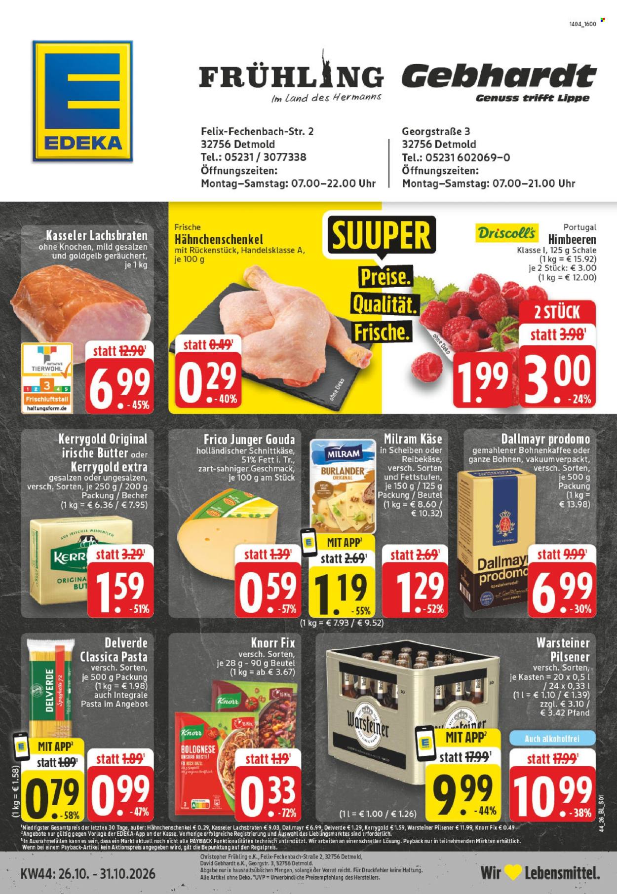 Edeka Prospekte  - 26.10.2026 - 31.10.2026. Seite 1