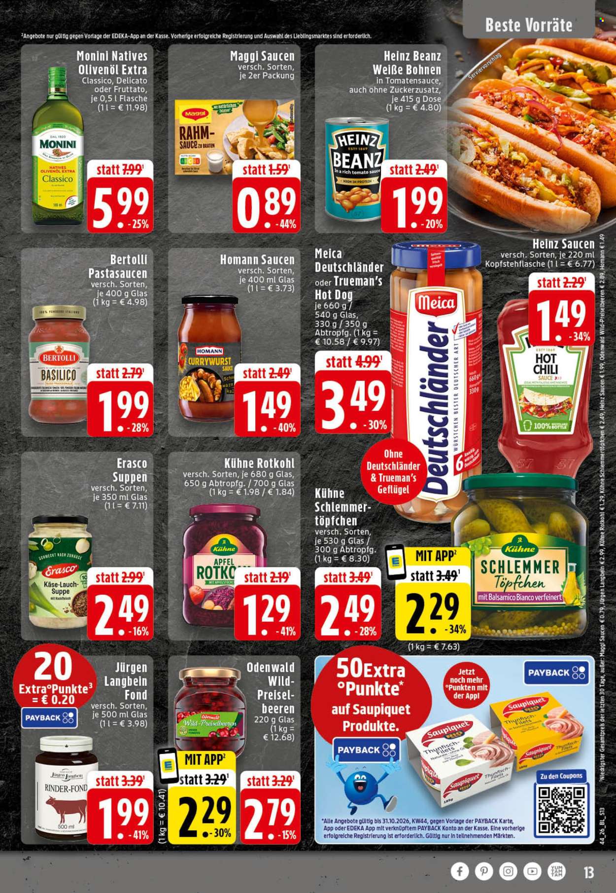 Edeka Prospekte  - 26.10.2026 - 31.10.2026. Seite 13