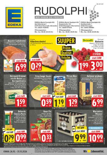 Prospekte Edeka - 26.10.2026 - 31.10.2026.