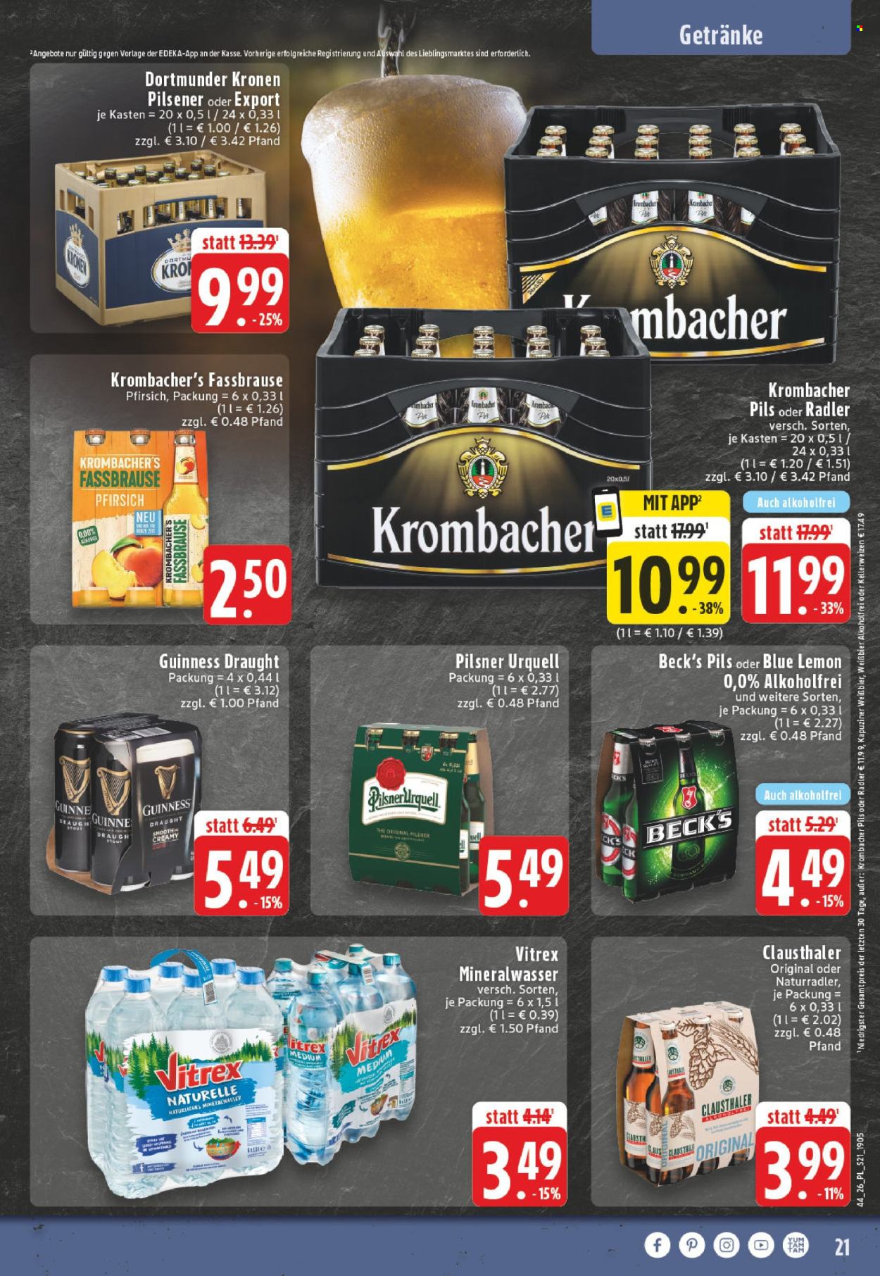 Edeka Prospekte  - 26.10.2026 - 31.10.2026. Seite 21