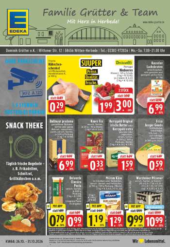 Prospekte Edeka - 26.10.2026 - 31.10.2026.