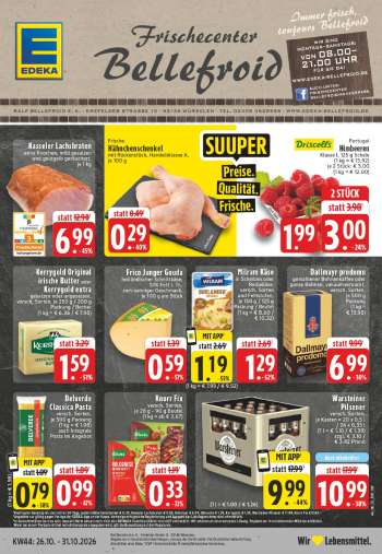 Prospekte Edeka - 26.10.2026 - 31.10.2026.