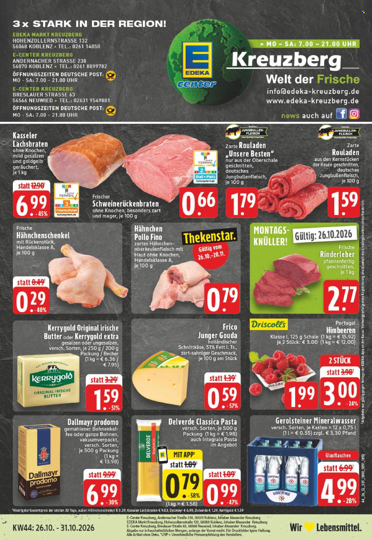 Edeka Prospekte  - 26.10.2026 - 31.10.2026. Seite 1