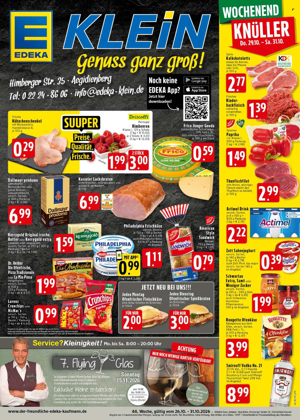 Edeka Prospekte  - 26.10.2026 - 31.10.2026. Seite 1