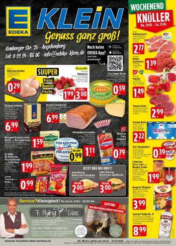Prospekte Edeka - 26.10.2026 - 31.10.2026.