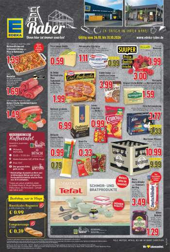 Prospekte Edeka - 26.10.2026 - 31.10.2026.
