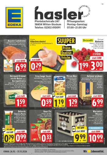 Prospekte Edeka - 26.10.2026 - 31.10.2026.