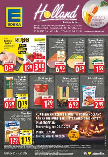 Prospekte Edeka - 26.10.2026 - 31.10.2026.