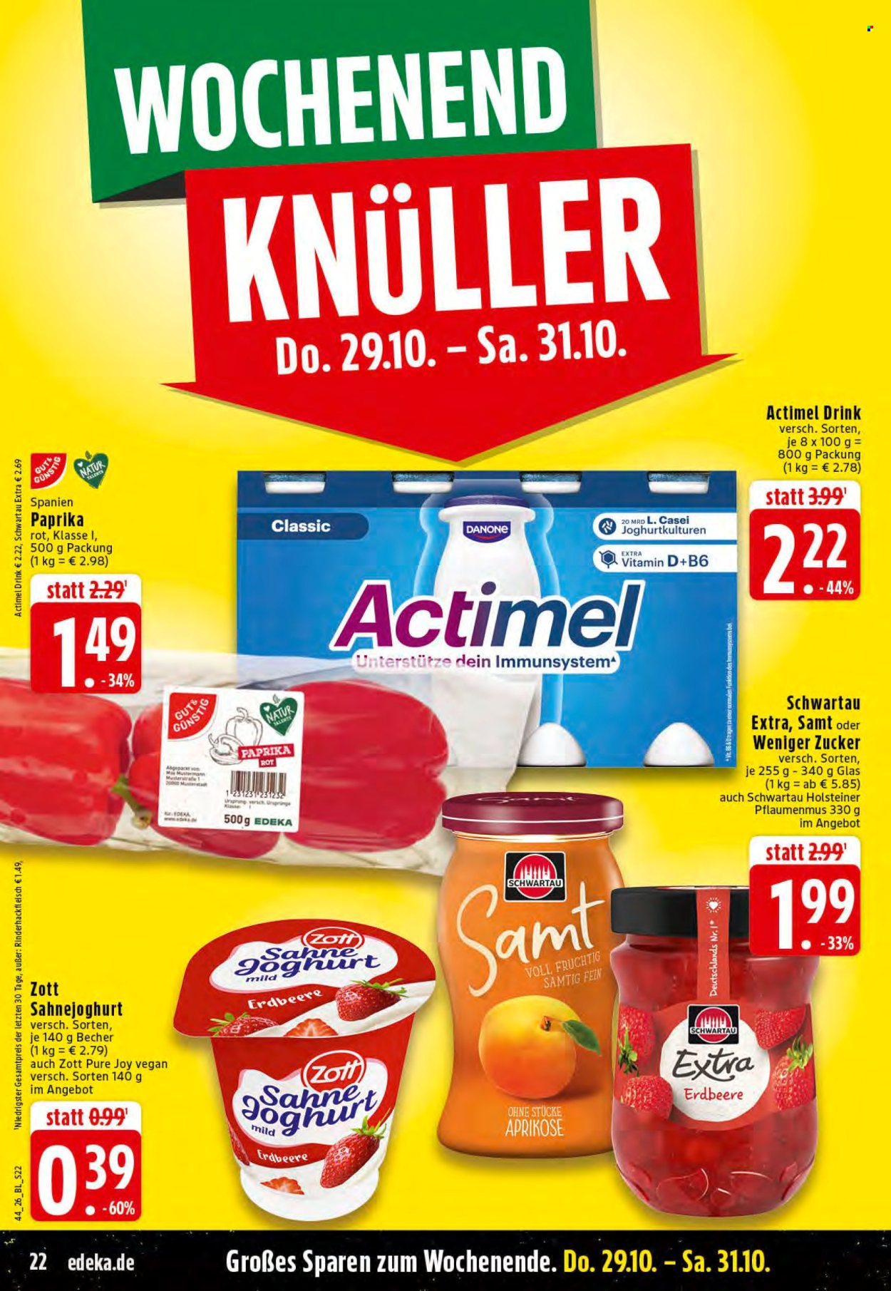 Edeka Prospekte  - 26.10.2026 - 31.10.2026. Seite 22