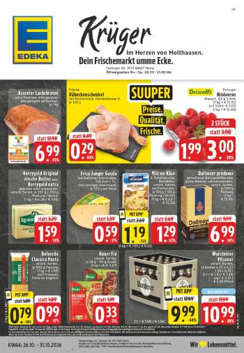 Prospekte Edeka - 26.10.2026 - 31.10.2026.