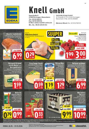 Prospekte Edeka - 26.10.2026 - 31.10.2026.