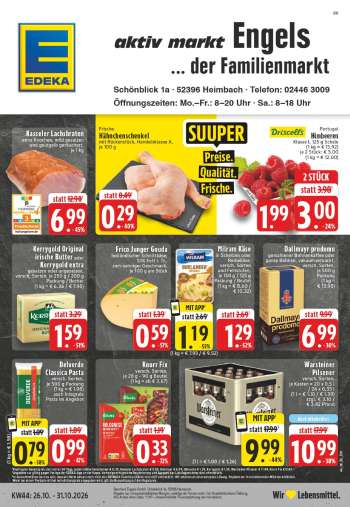 Prospekte Edeka - 26.10.2026 - 31.10.2026.