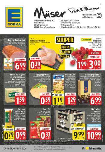 Prospekte Edeka - 26.10.2026 - 31.10.2026.