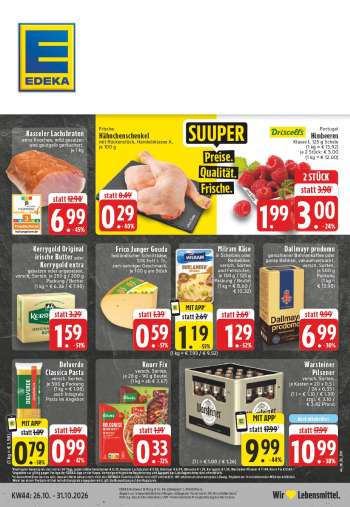 Prospekte Edeka - 26.10.2026 - 31.10.2026.