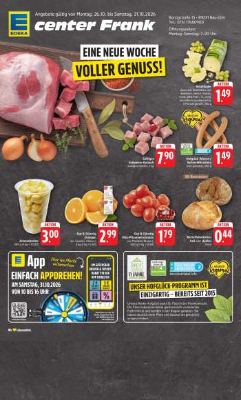 Prospekte E center - 26.10.2026 - 31.10.2026.
