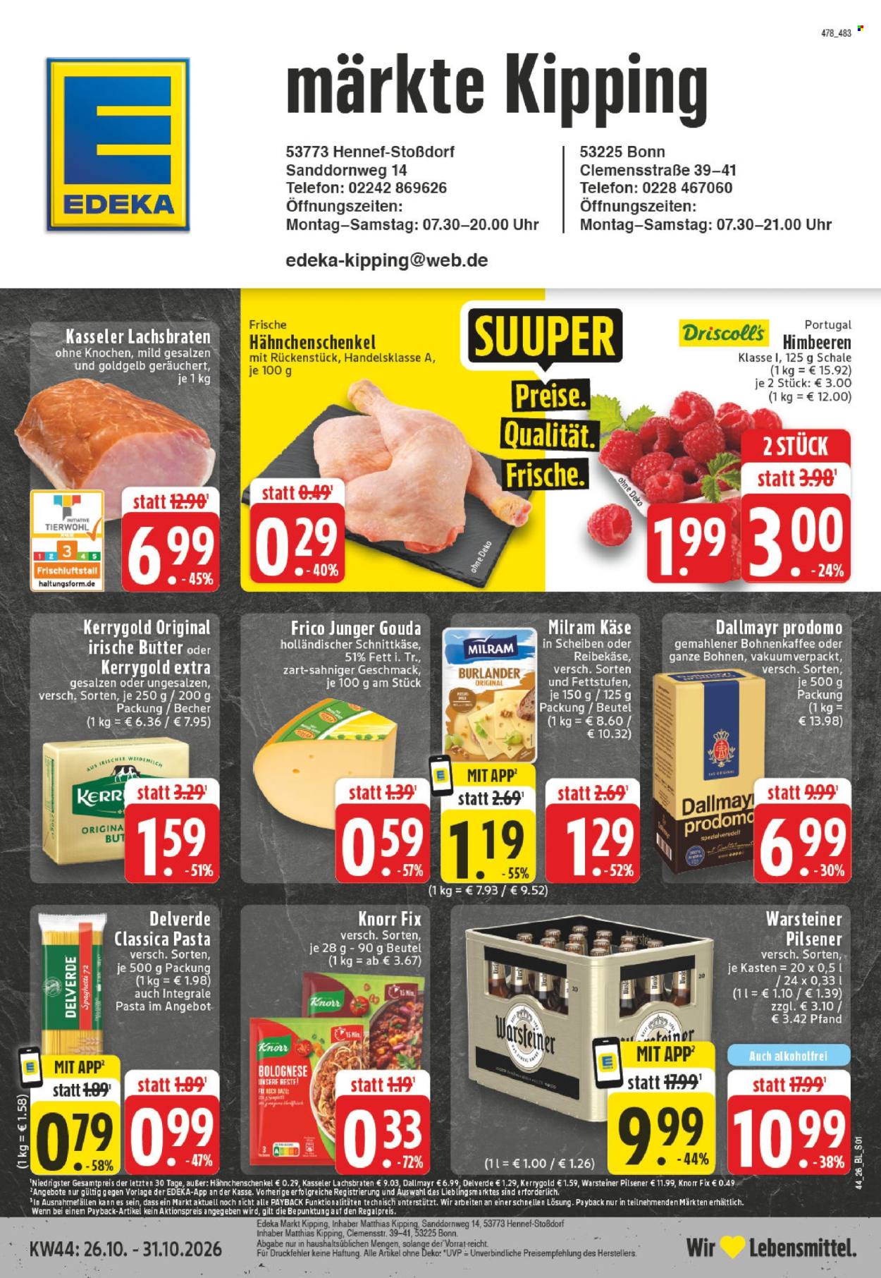 Edeka Prospekte  - 26.10.2026 - 31.10.2026. Seite 1