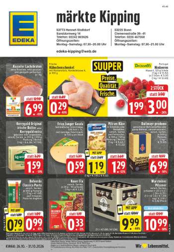 Prospekte Edeka - 26.10.2026 - 31.10.2026.