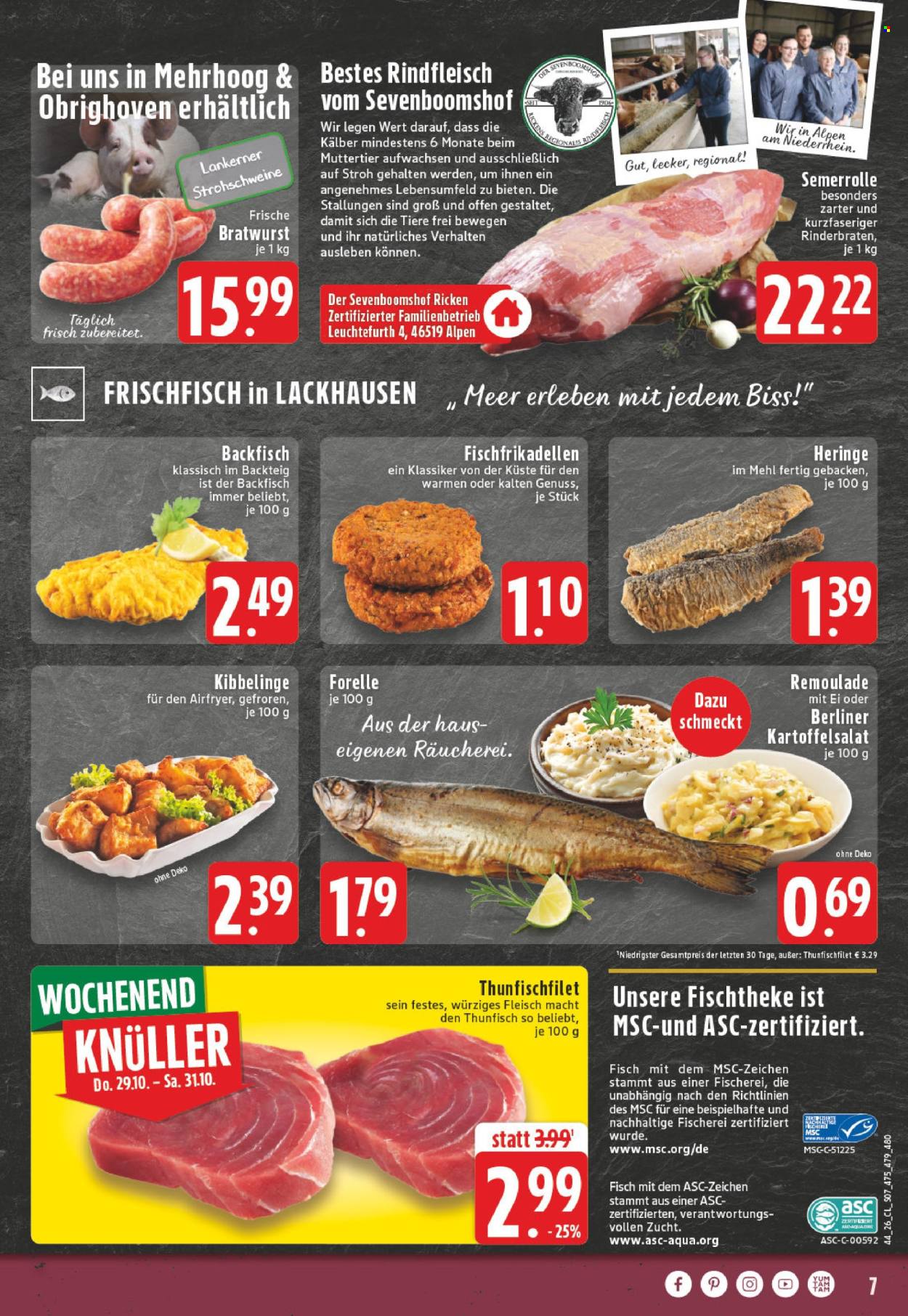 Edeka Prospekte  - 26.10.2026 - 31.10.2026. Seite 7