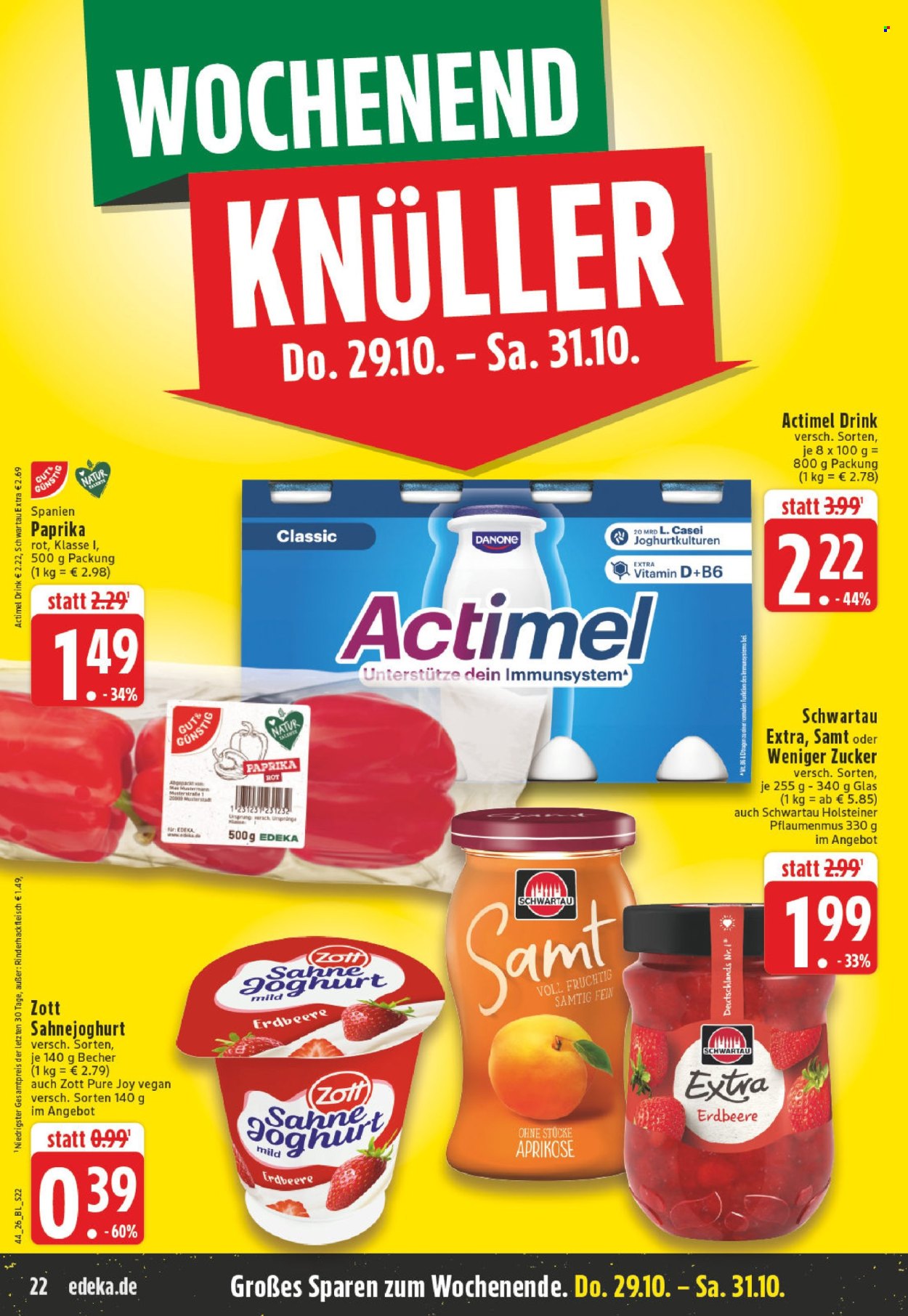 Edeka Prospekte  - 26.10.2026 - 31.10.2026. Seite 22