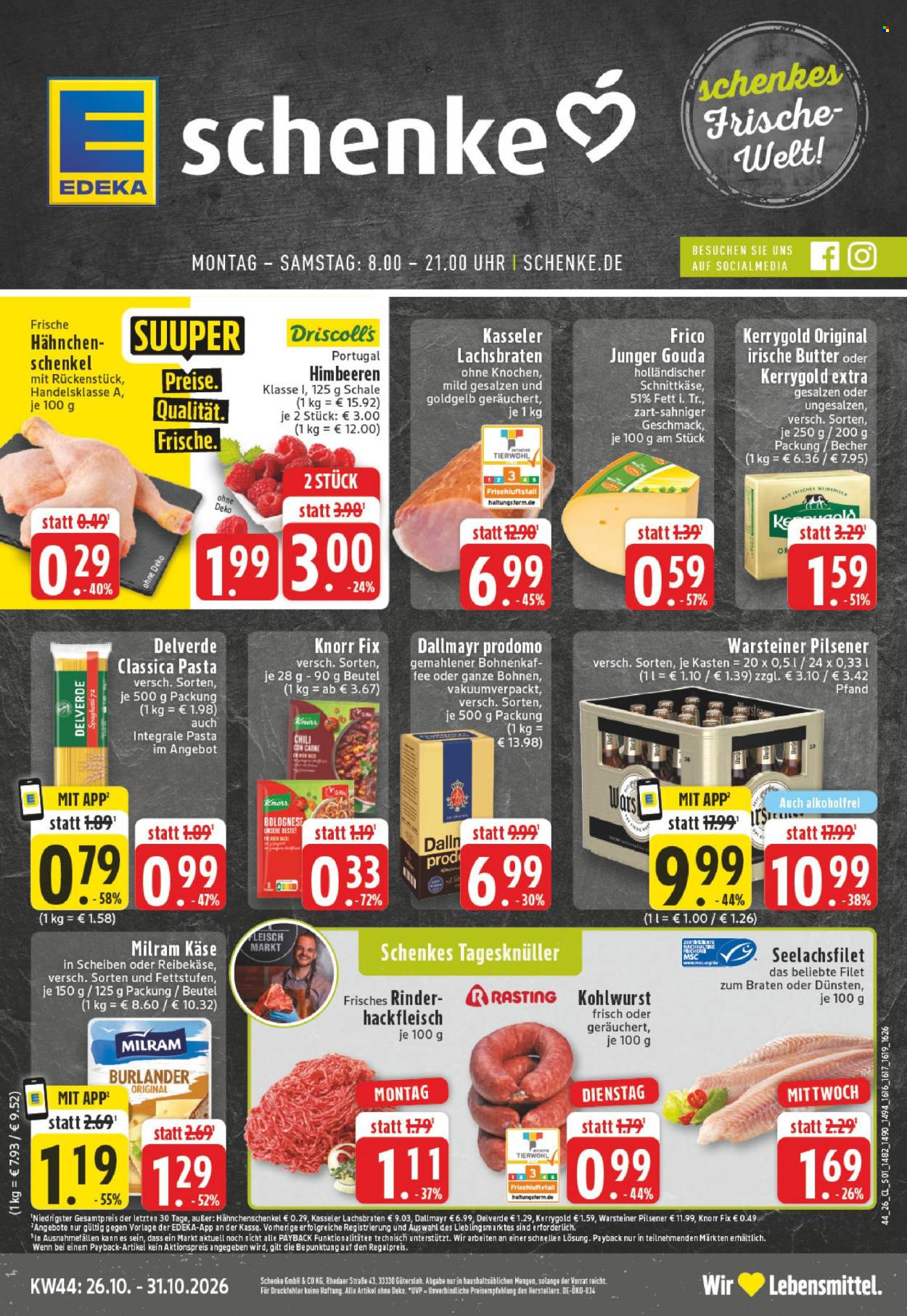 Edeka Prospekte  - 26.10.2026 - 31.10.2026. Seite 1