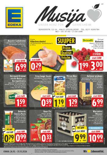 Prospekte Edeka - 26.10.2026 - 31.10.2026.