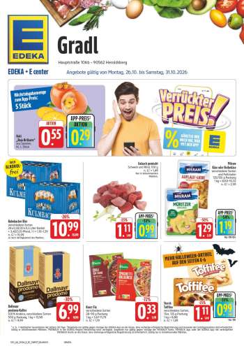 Prospekte Edeka - 26.10.2026 - 31.10.2026.