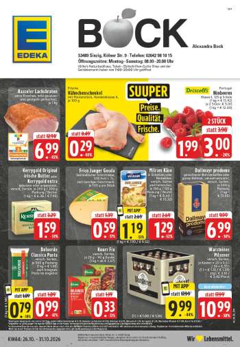 Prospekte Edeka - 26.10.2026 - 31.10.2026.