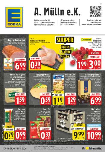 Prospekte Edeka - 26.10.2026 - 31.10.2026.