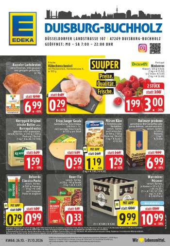 Prospekte Edeka - 26.10.2026 - 31.10.2026.