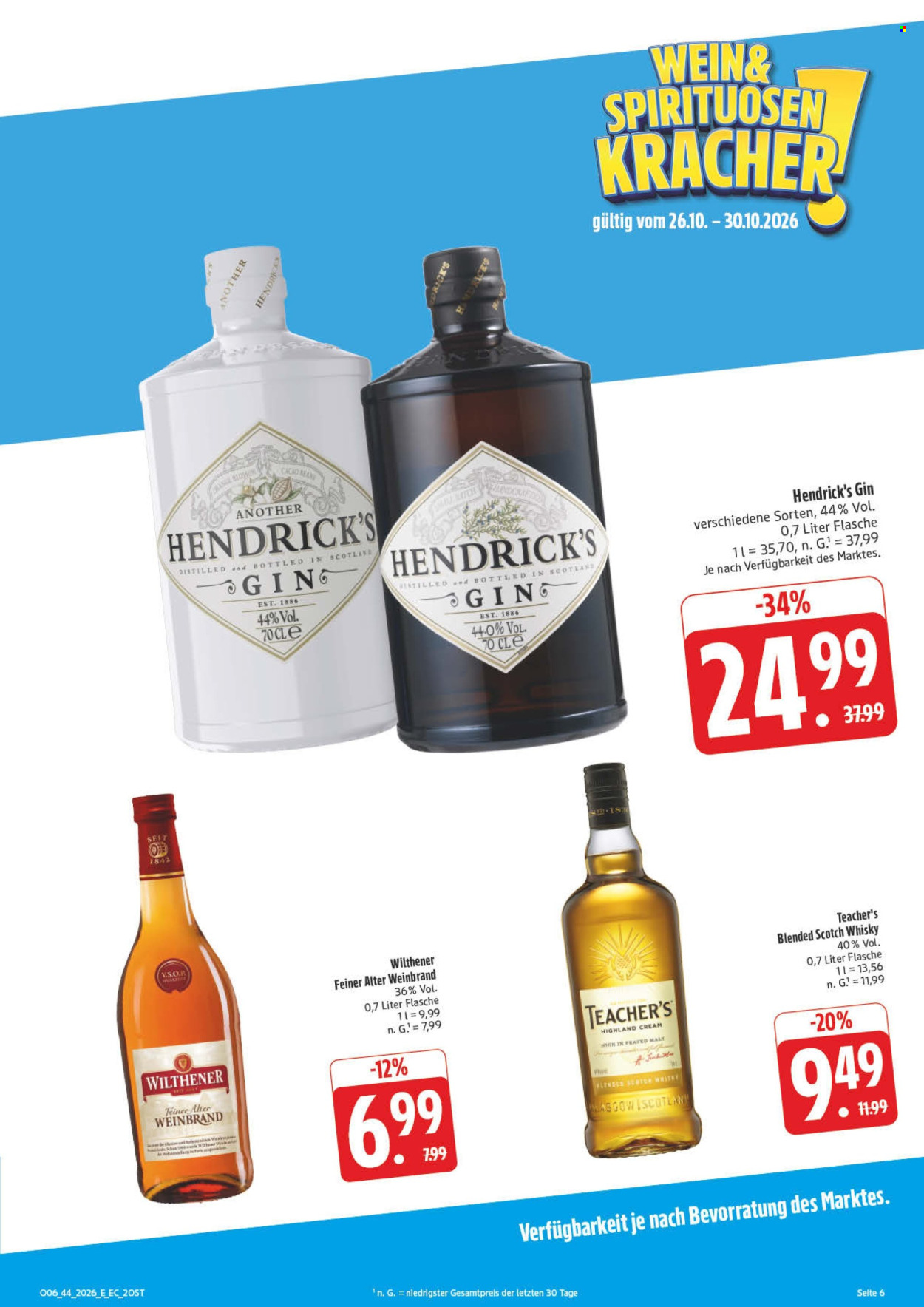 Edeka Prospekte  - 26.10.2026 - 31.10.2026. Seite 9