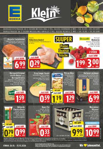 Prospekte Edeka - 26.10.2026 - 31.10.2026.