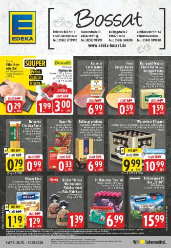 Prospekte Edeka - 26.10.2026 - 31.10.2026.