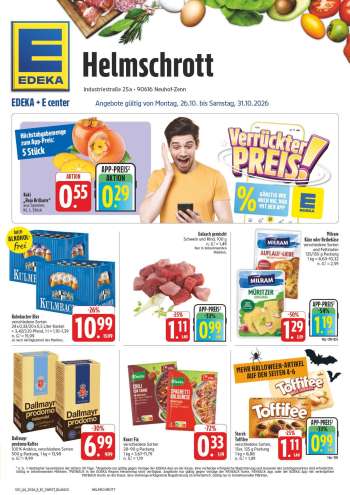 Prospekte Edeka - 26.10.2026 - 31.10.2026.