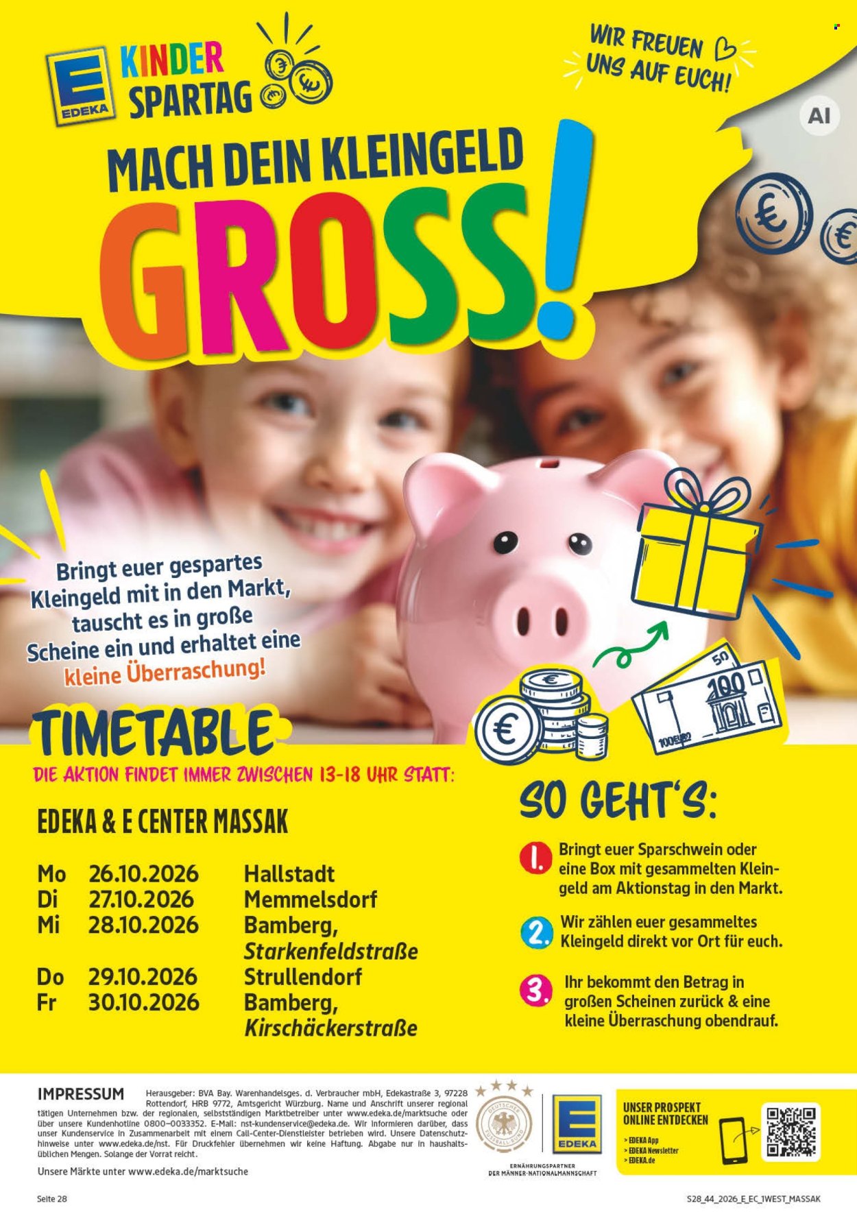 Edeka Prospekte  - 26.10.2026 - 31.10.2026. Seite 2