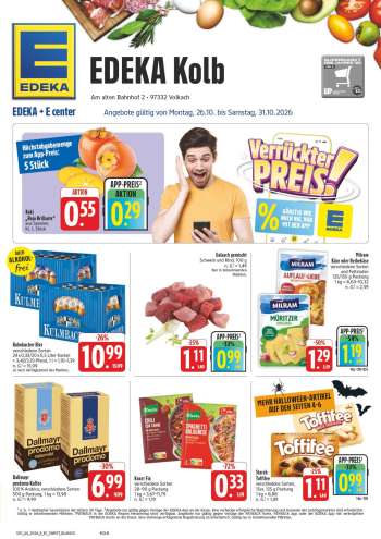 Prospekte Edeka - 26.10.2026 - 31.10.2026.