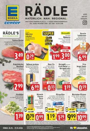 Prospekte E center - 26.10.2026 - 31.10.2026.