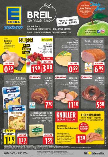 Prospekte E center - 26.10.2026 - 31.10.2026.
