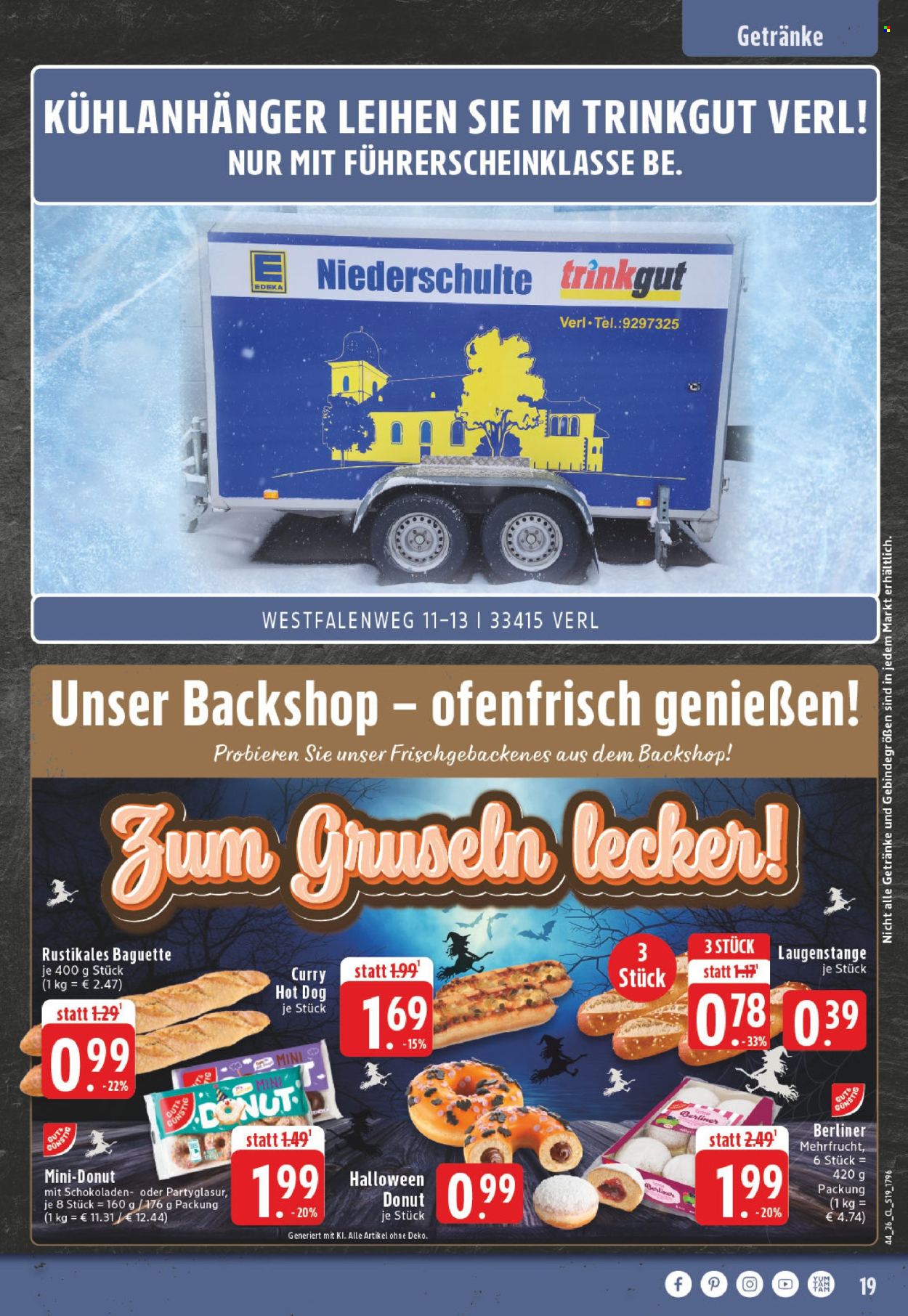 Edeka Prospekte  - 26.10.2026 - 31.10.2026. Seite 21