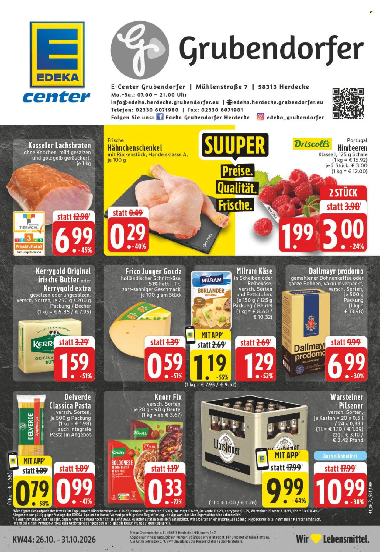 Edeka Prospekte  - 26.10.2026 - 31.10.2026. Seite 1